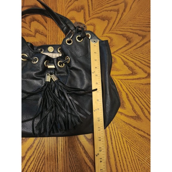 MICHAEL Michael Kors Women BLACK Leather Bucket Bag One Size - Picture 9 of 9